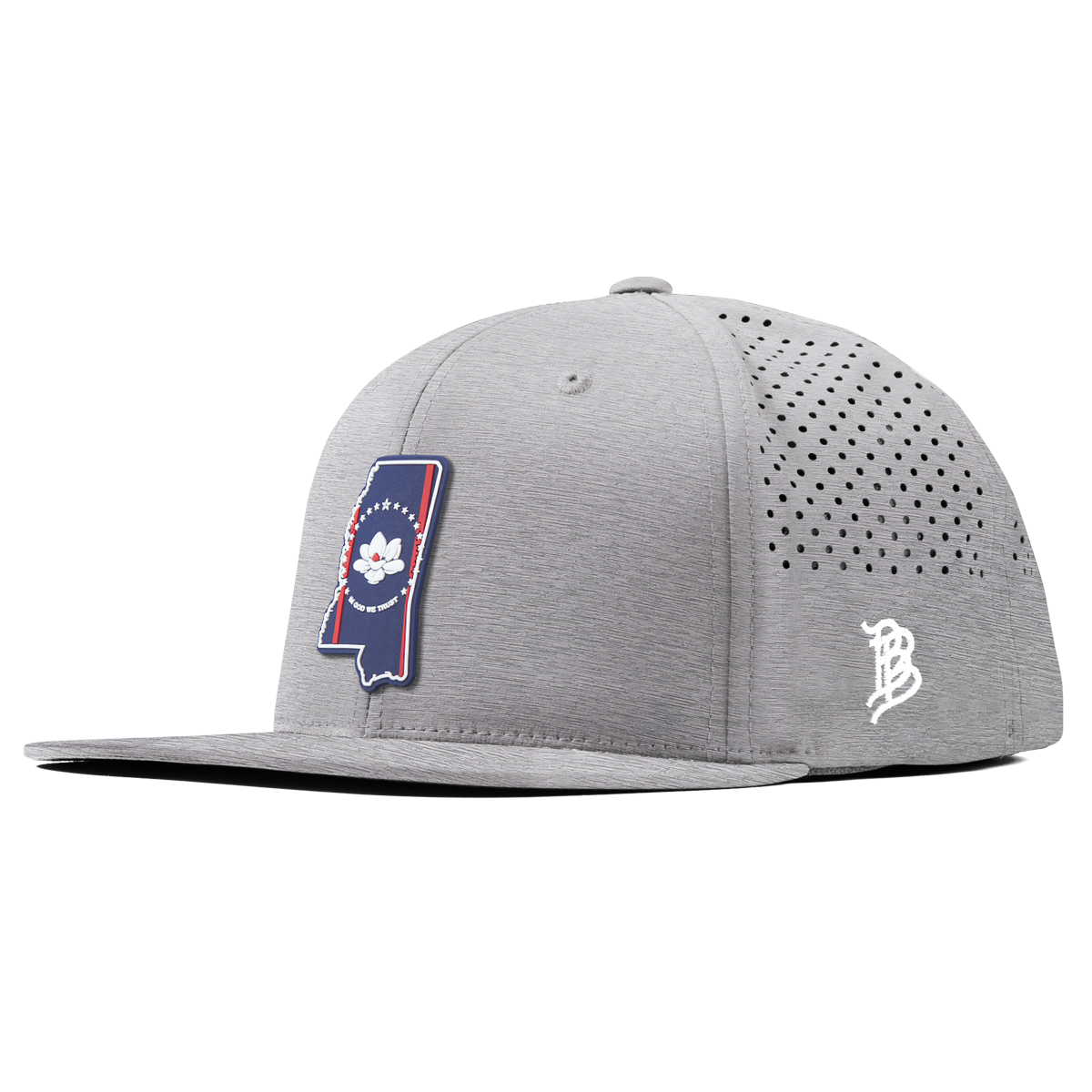 Mississippi Patriot Series Flat Performance Heather Gray