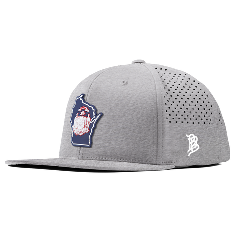 Wisconsin Patriot Series Flat Performance Heather Gray 