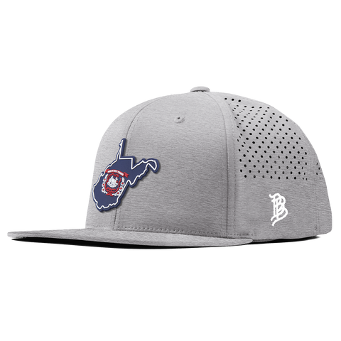 West Virginia Patriot Series Flat Performance Heather Gray