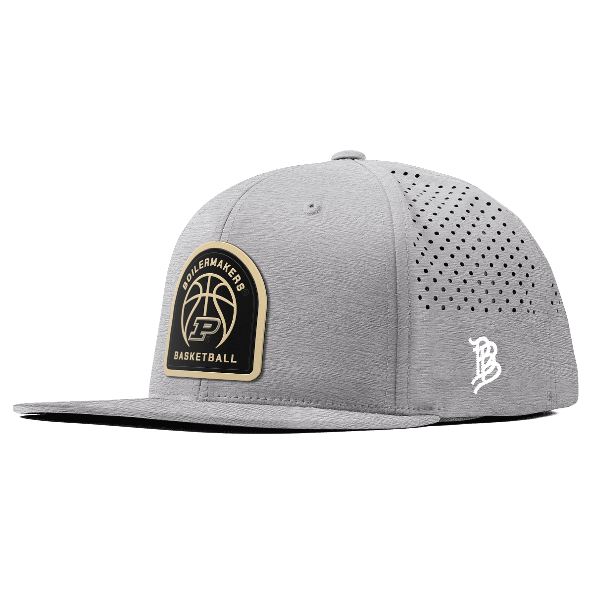 Purdue University "Purdue Basketball" Flat Performance Heather Gray