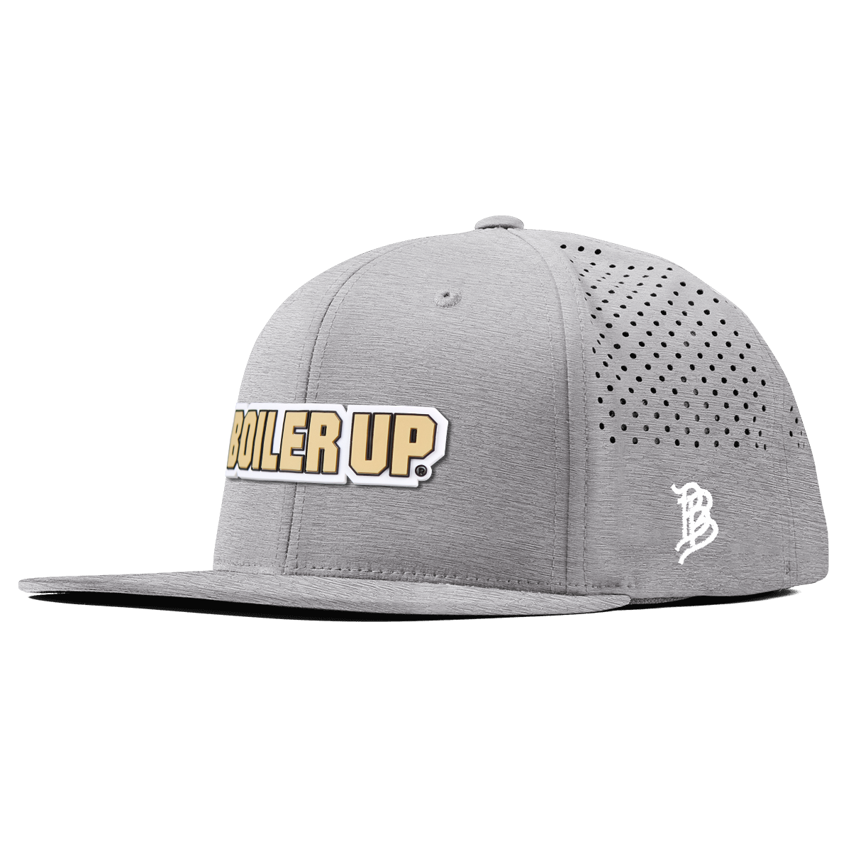 Purdue University "Purdue Boiler Up" Flat Performance Heather Gray
