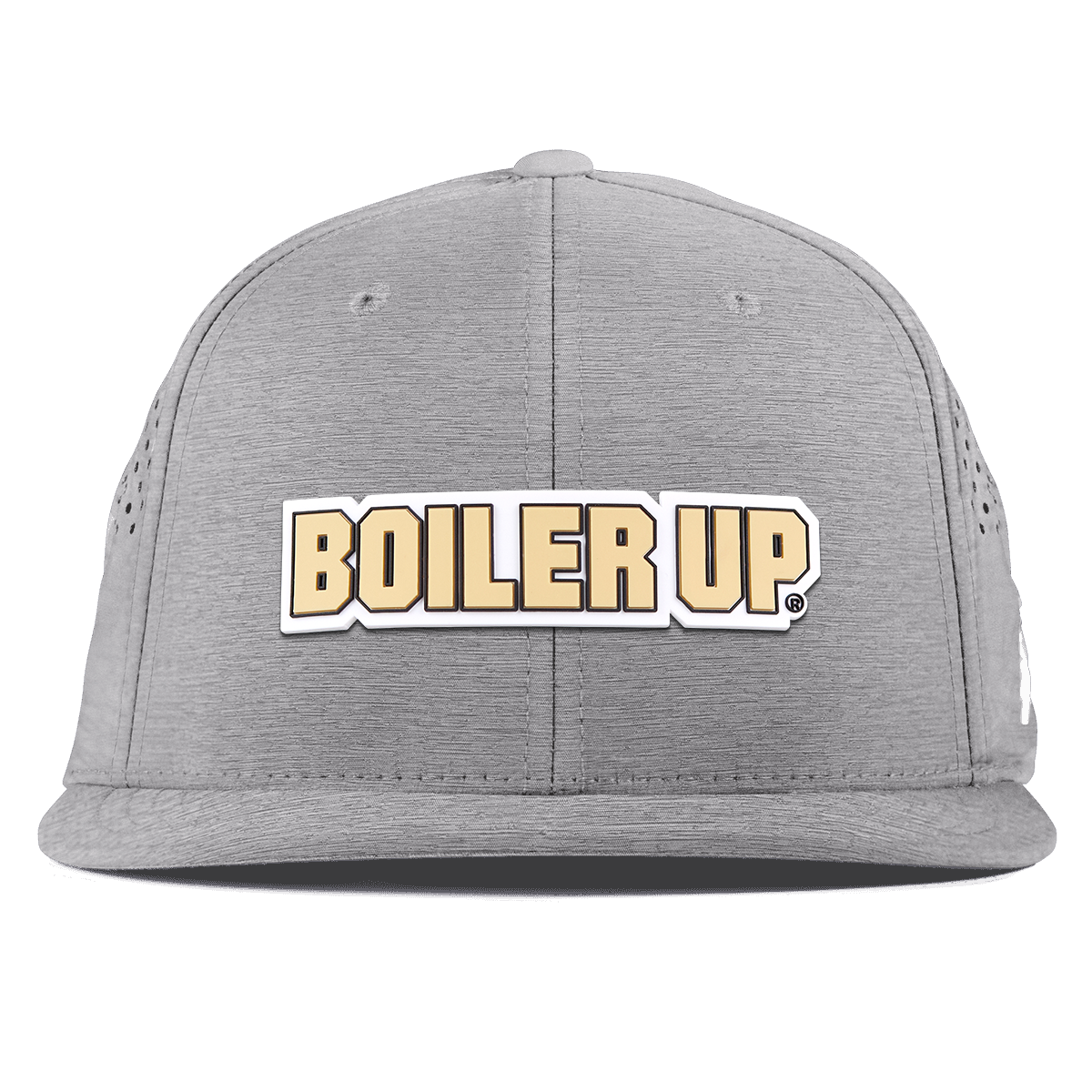 Purdue University "Purdue Boiler Up" Flat Performance Heather Gray