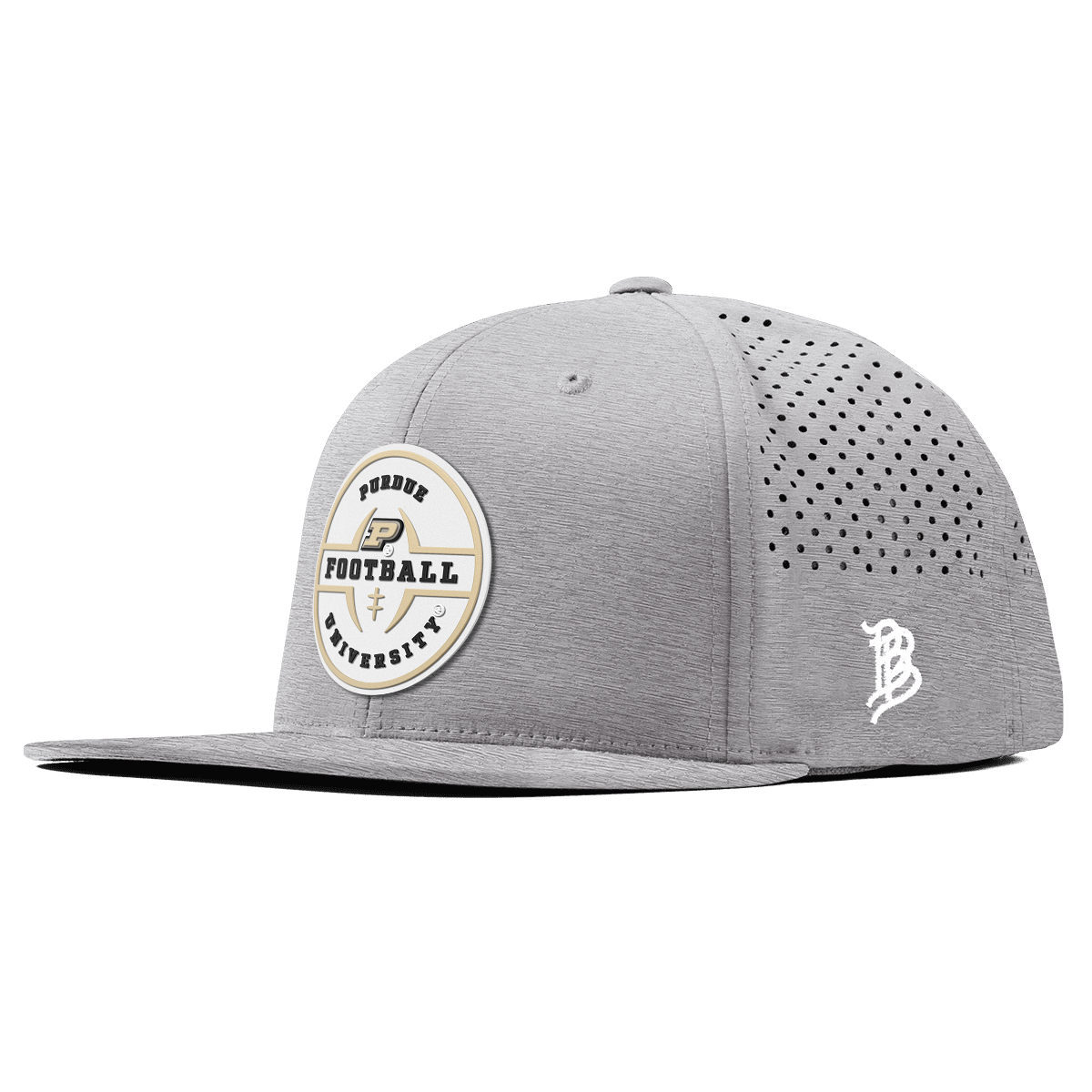Purdue University "Purdue Football Legacy" Flat Performance Heather Gray