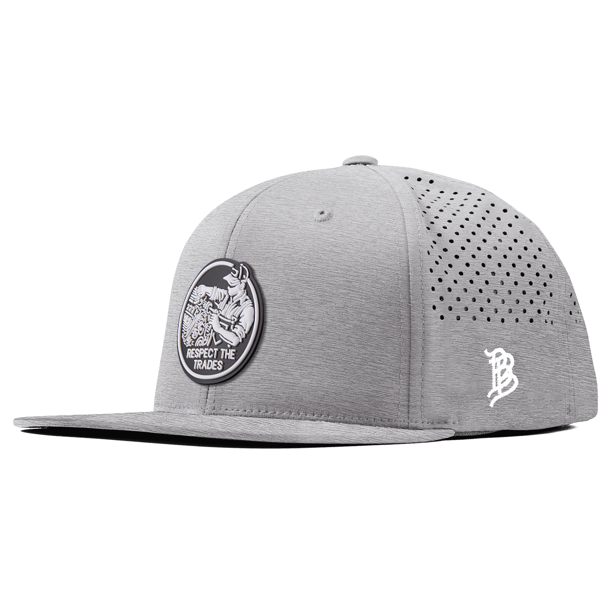 Respect The Trades Mechanic Flat Performance Heather Gray