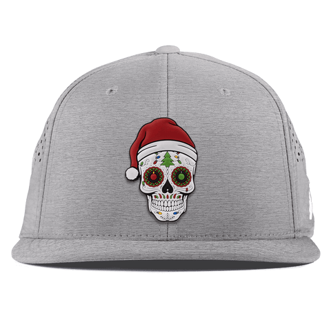 Santa Skull PVC Flat Performance Heather
