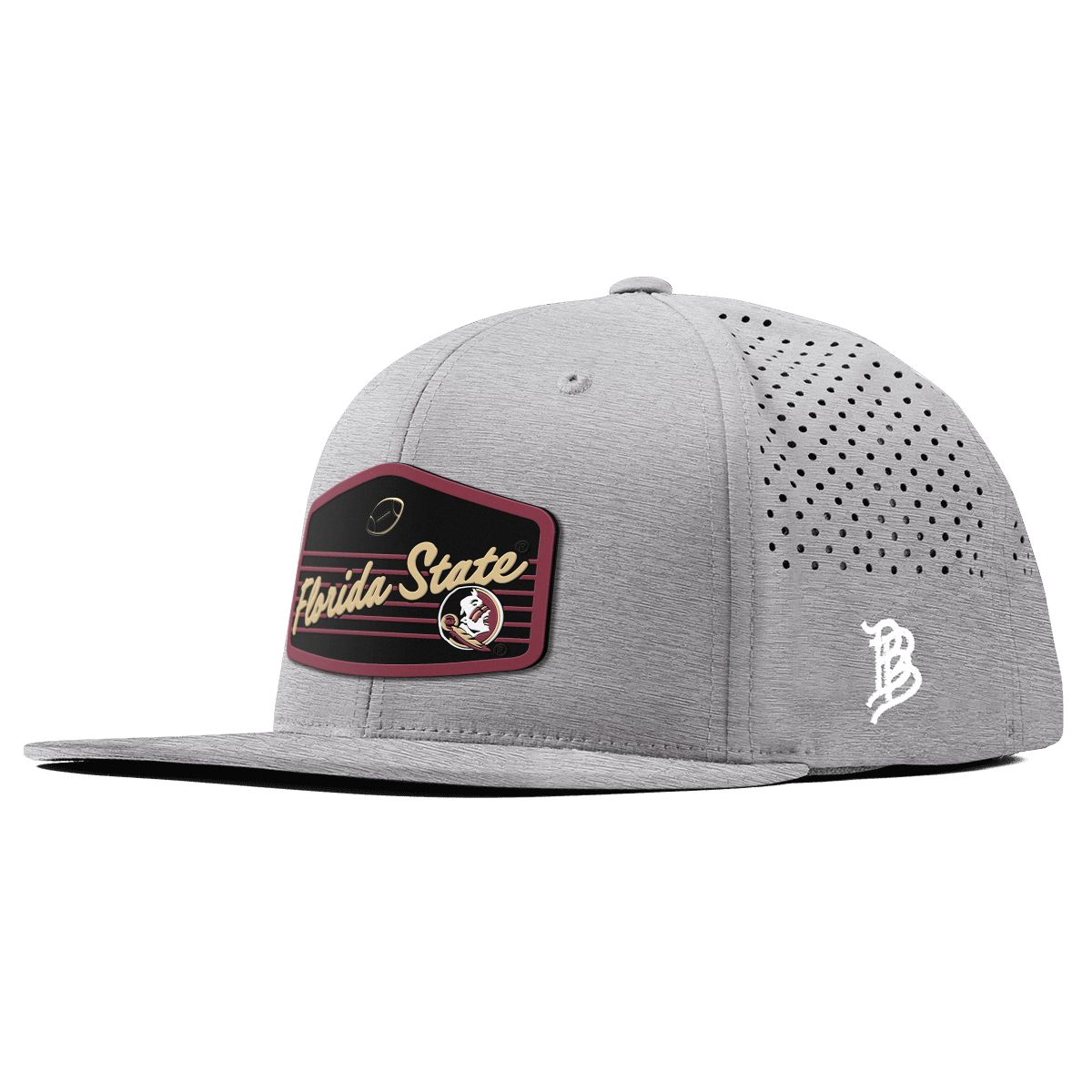 Florida State University "Seminole Football" Flat Performance Heather Gray