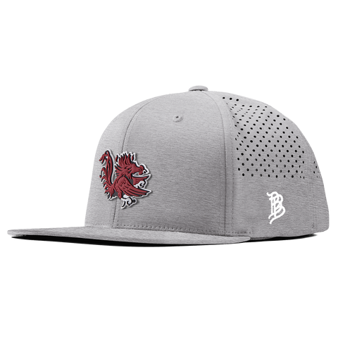 University of South Carolina "Sir Big Spur Logo" Flat Performance Heather Gray