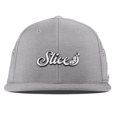 Sliced Script Flat Performance Heather Gray