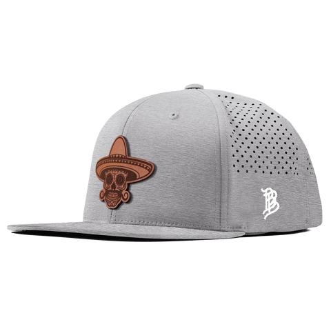 Sombrero Skull Flat Performance Heather Gray