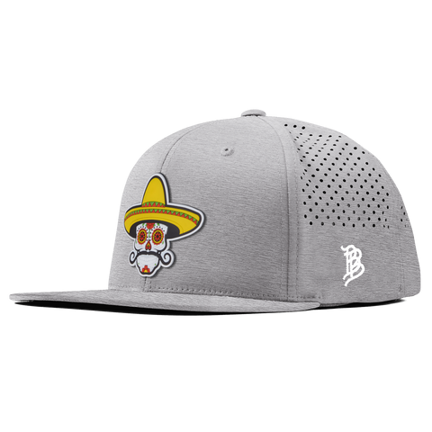 Sombrero Skull PVC Flat Performance Heather Gray
