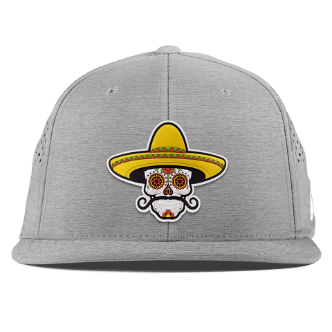 Sombrero Skull PVC Flat Performance Heather Gray