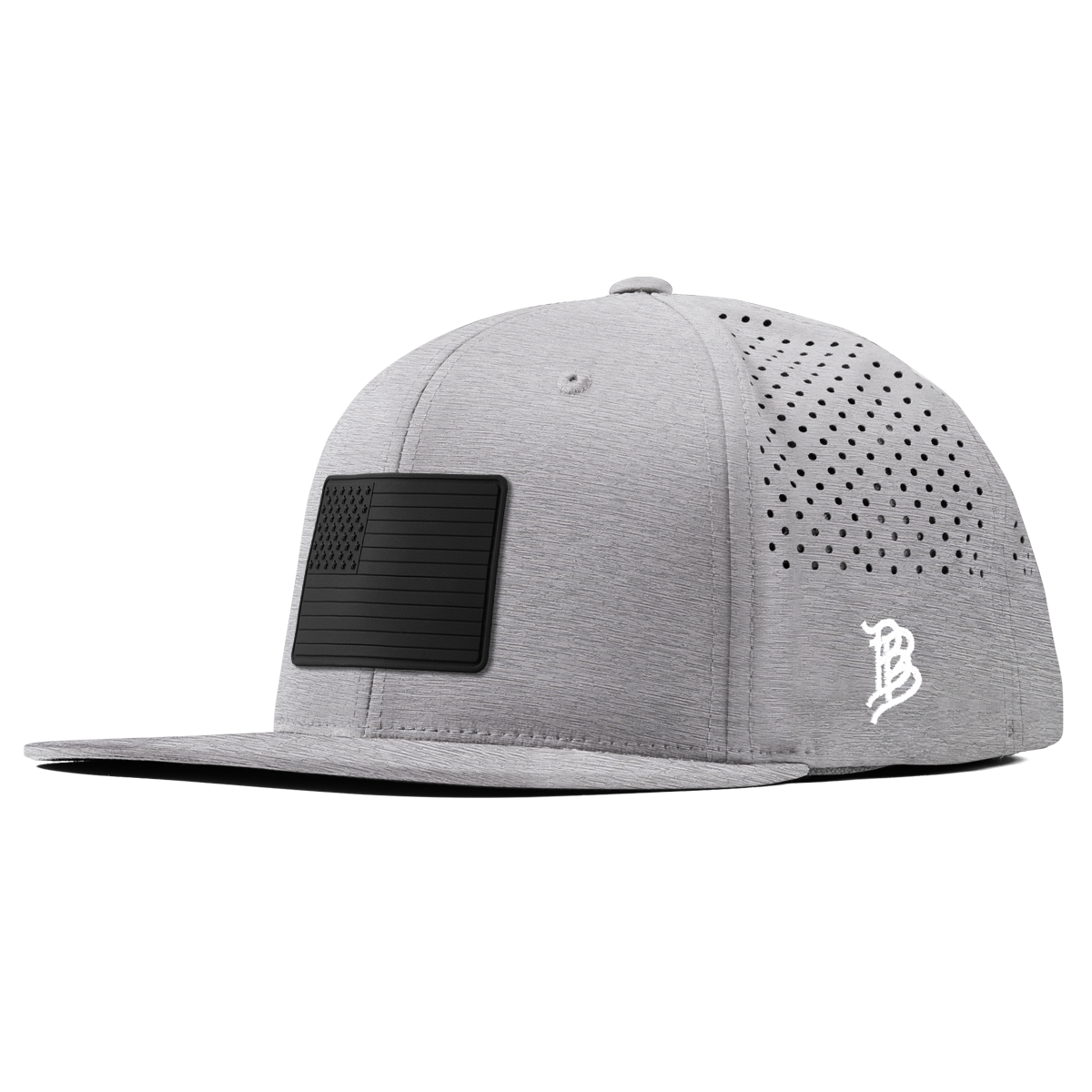 Onyx Old Glory Flat Performance Heather Gray