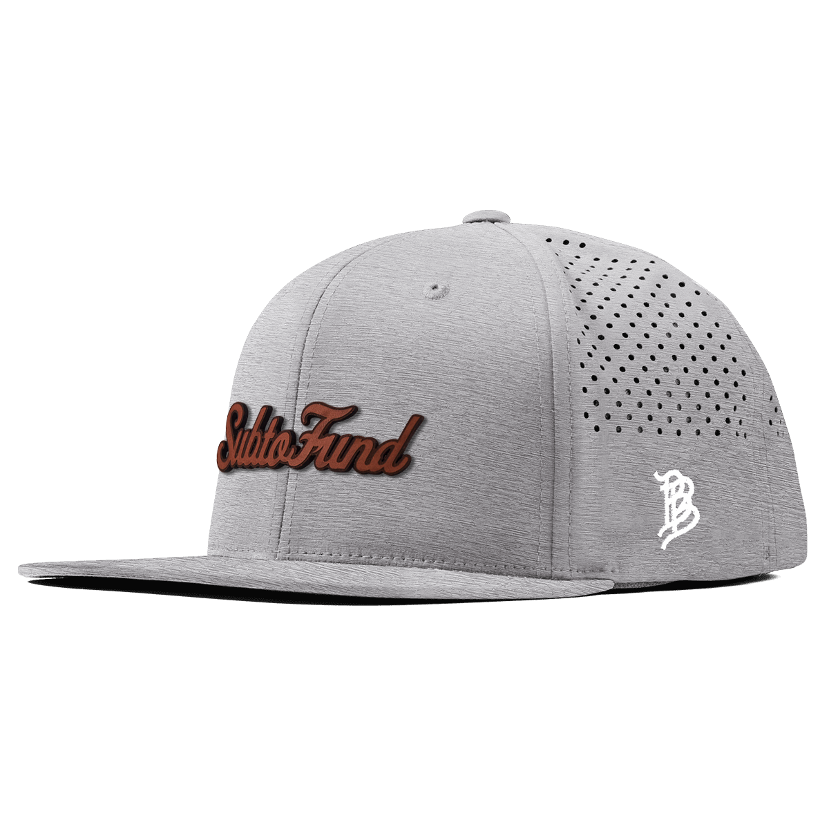 SubtoFund Script Tan Flat Performance Heather Gray