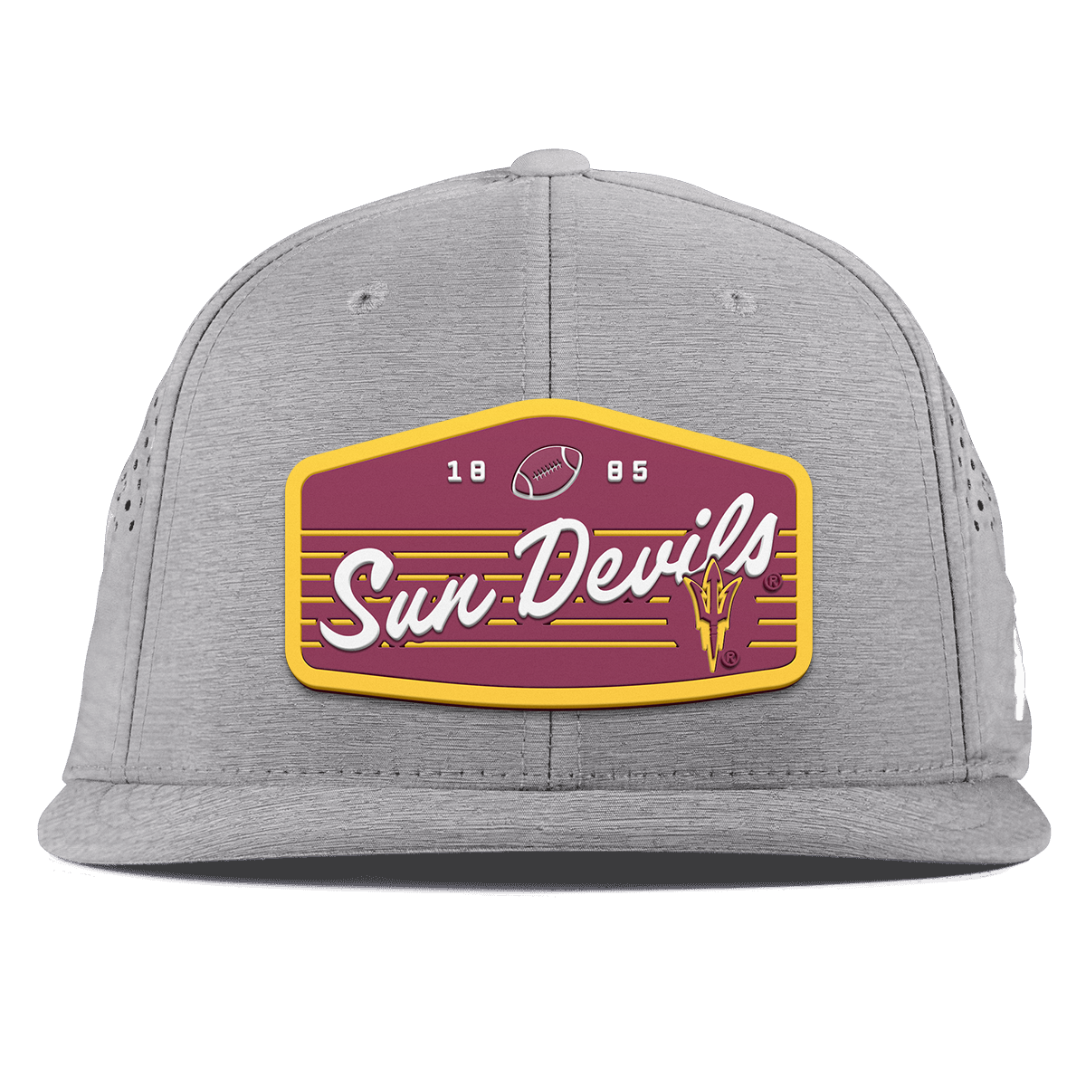Arizona State University "Sun Devils Football" Flat Performance Heather Gray