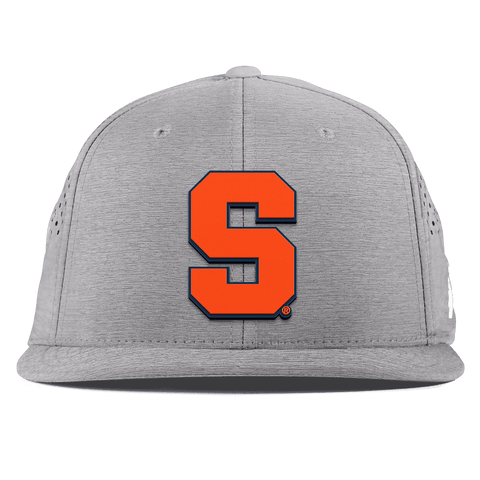 Syracuse University "Syracuse Orange Block" Flat Performance Heather Gray