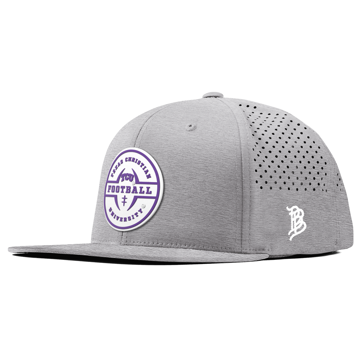 Texas Christian University "TCU Football Legacy" Flat Performance Heather Gray