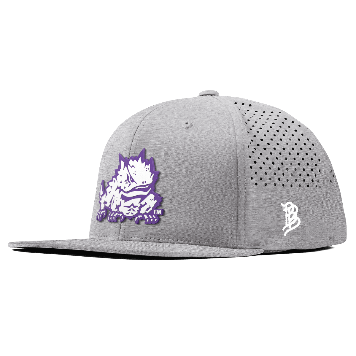 Texas Christian University "TCU Team Logo" Flat Performance Heather Gray