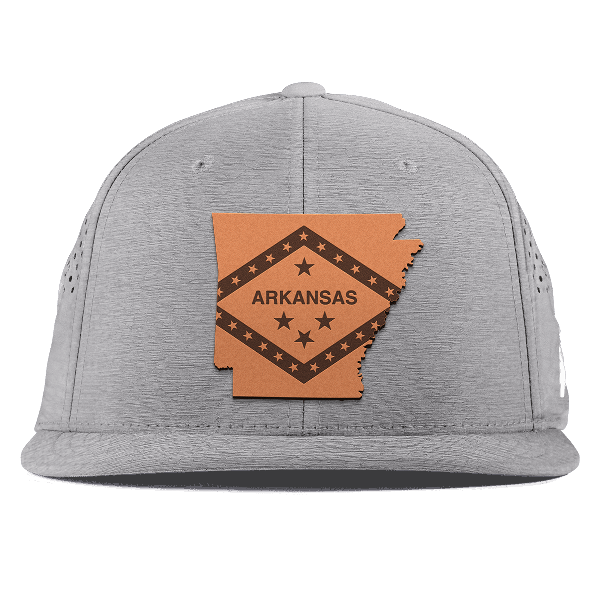 Arkansas 25 Flat Performance Heather Gray