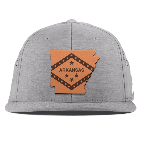 Arkansas 25 Flat Performance Heather Gray
