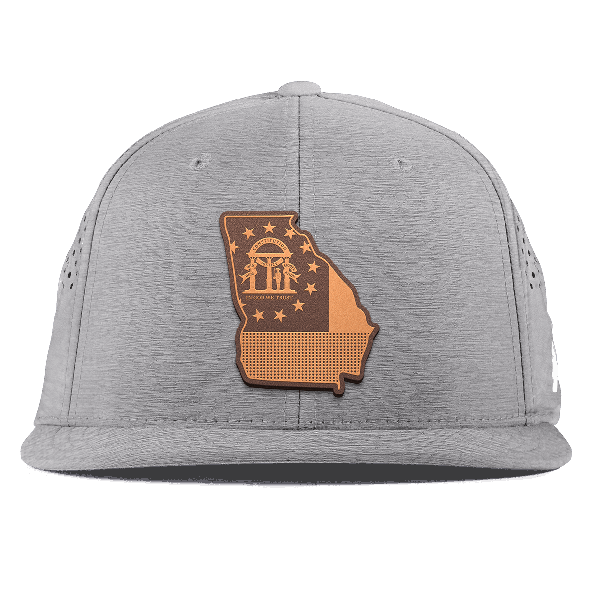 Georgia 4 Flat Performance Heather Gray