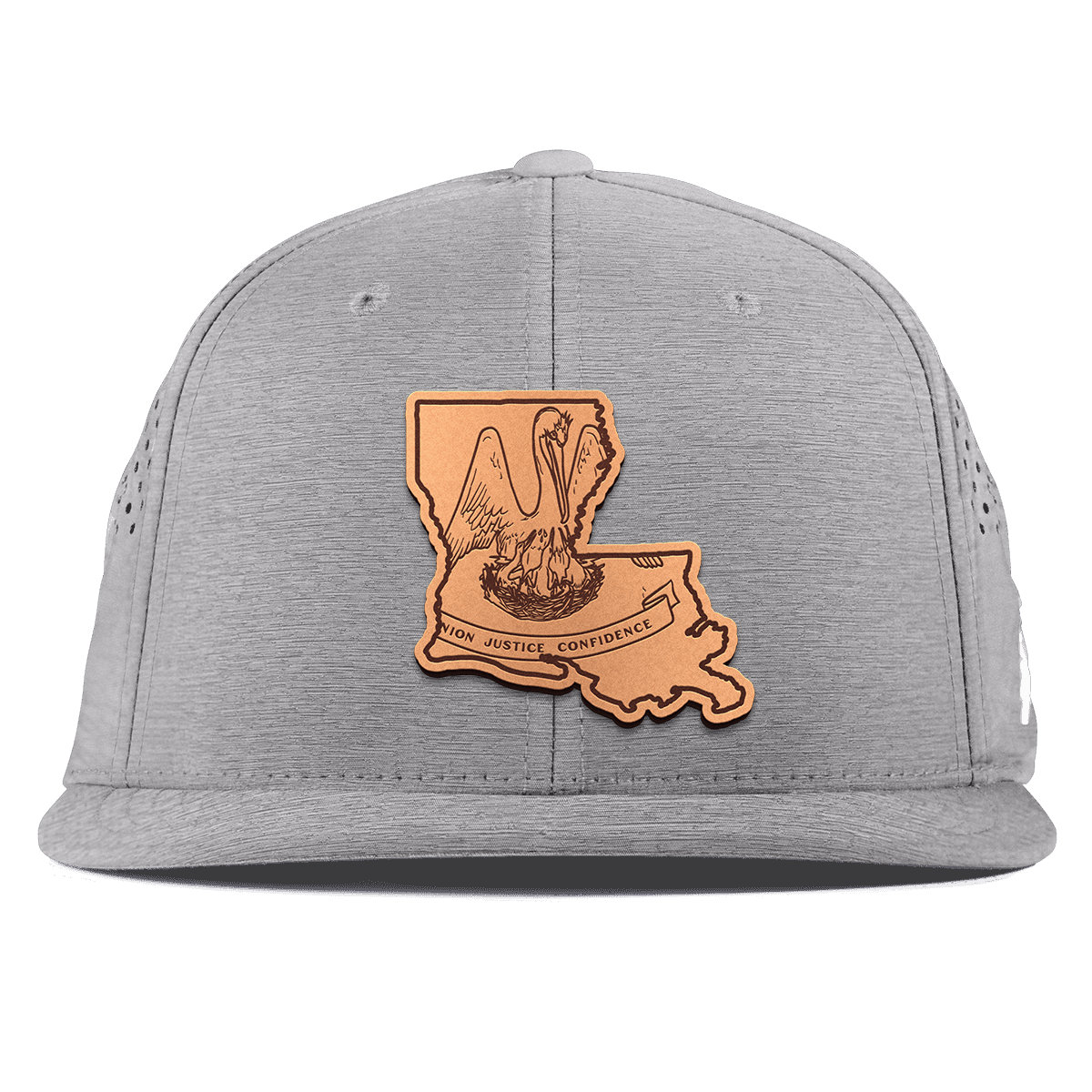 Louisiana 18 Flat Performance Heather Gray