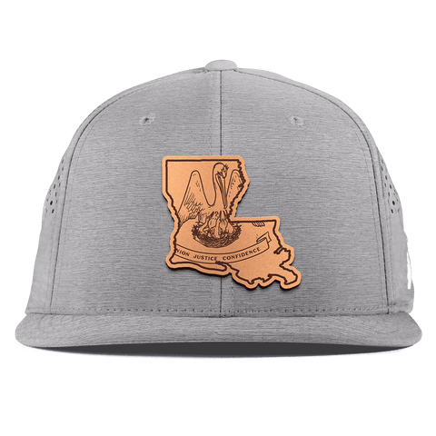 Louisiana 18 Flat Performance Heather Gray