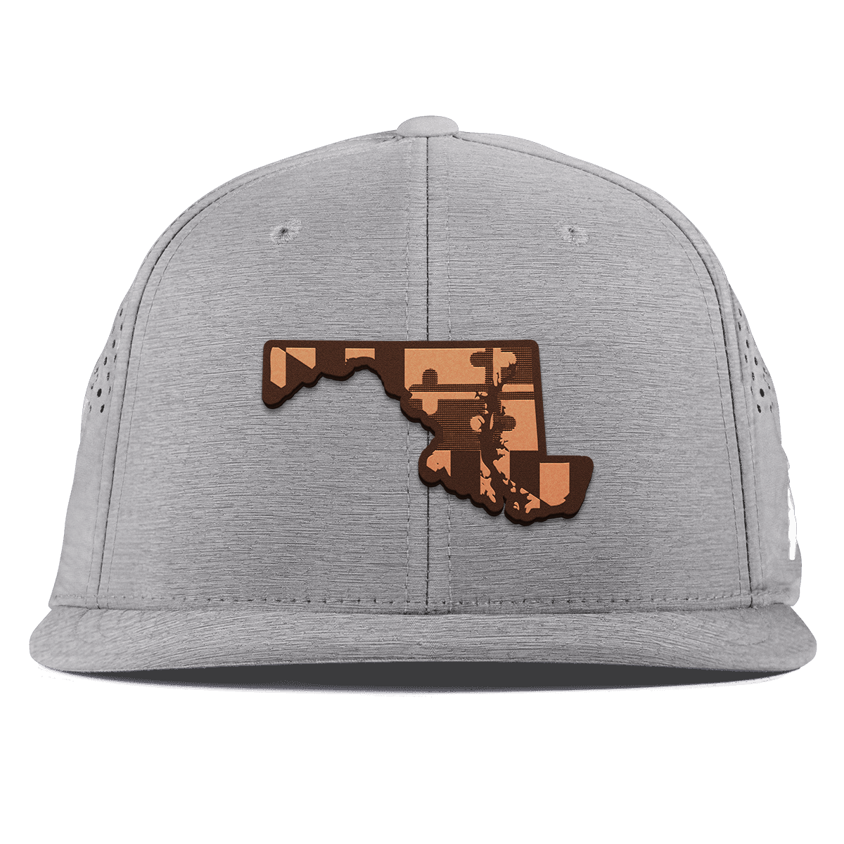 Maryland 7 Flat Performance Heather Gray