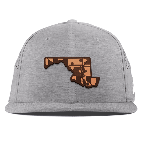 Maryland 7 Flat Performance Heather Gray