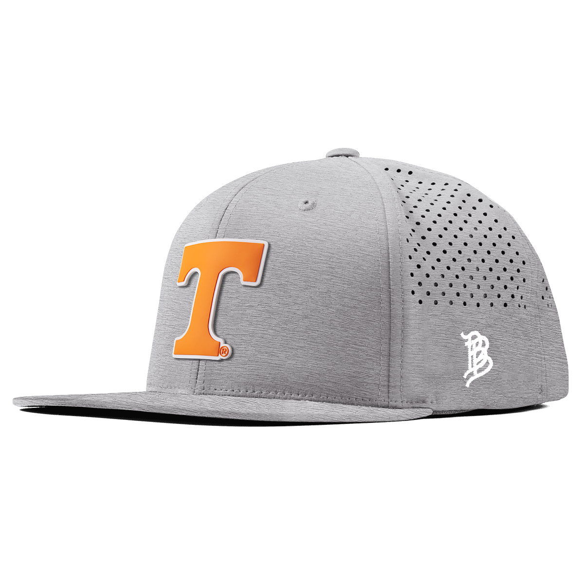 University of Tennessee "Tennessee Block" Flat Performance Heather Gray