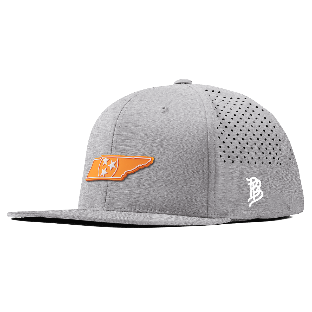 University of Tennessee "Tennessee Orange" Flat Performance Heather Gray