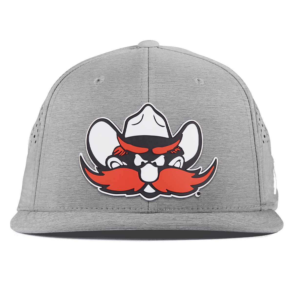 Texas Tech University "Texas Tech Raider " Flat Performance Heather Gray