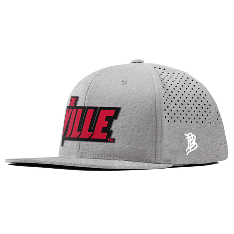 University of Louisville "The Ville Block" Flat Performance Heather Gray