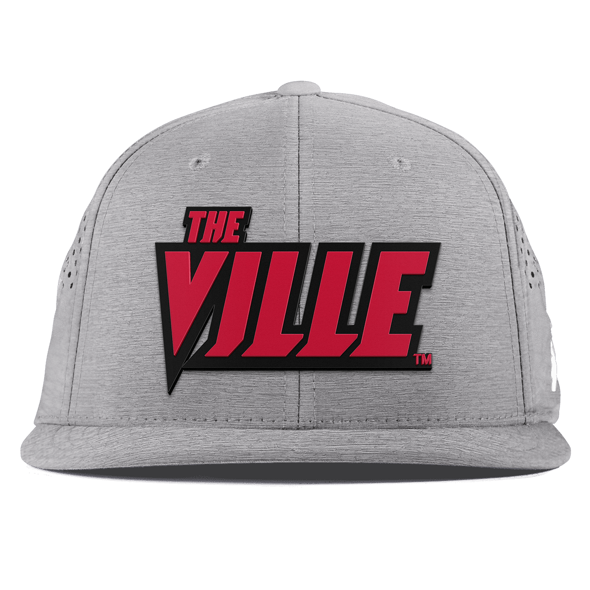University of Louisville "The Ville Block" Flat Performance Heather Gray