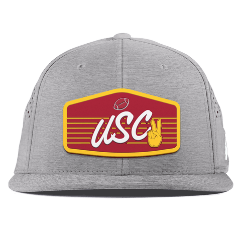 University of Southern California "Trojans Football" Flat Performance Heather Gray