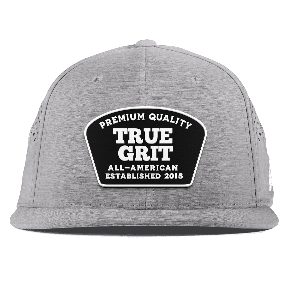 True Grit Flat Performance Heather Gray