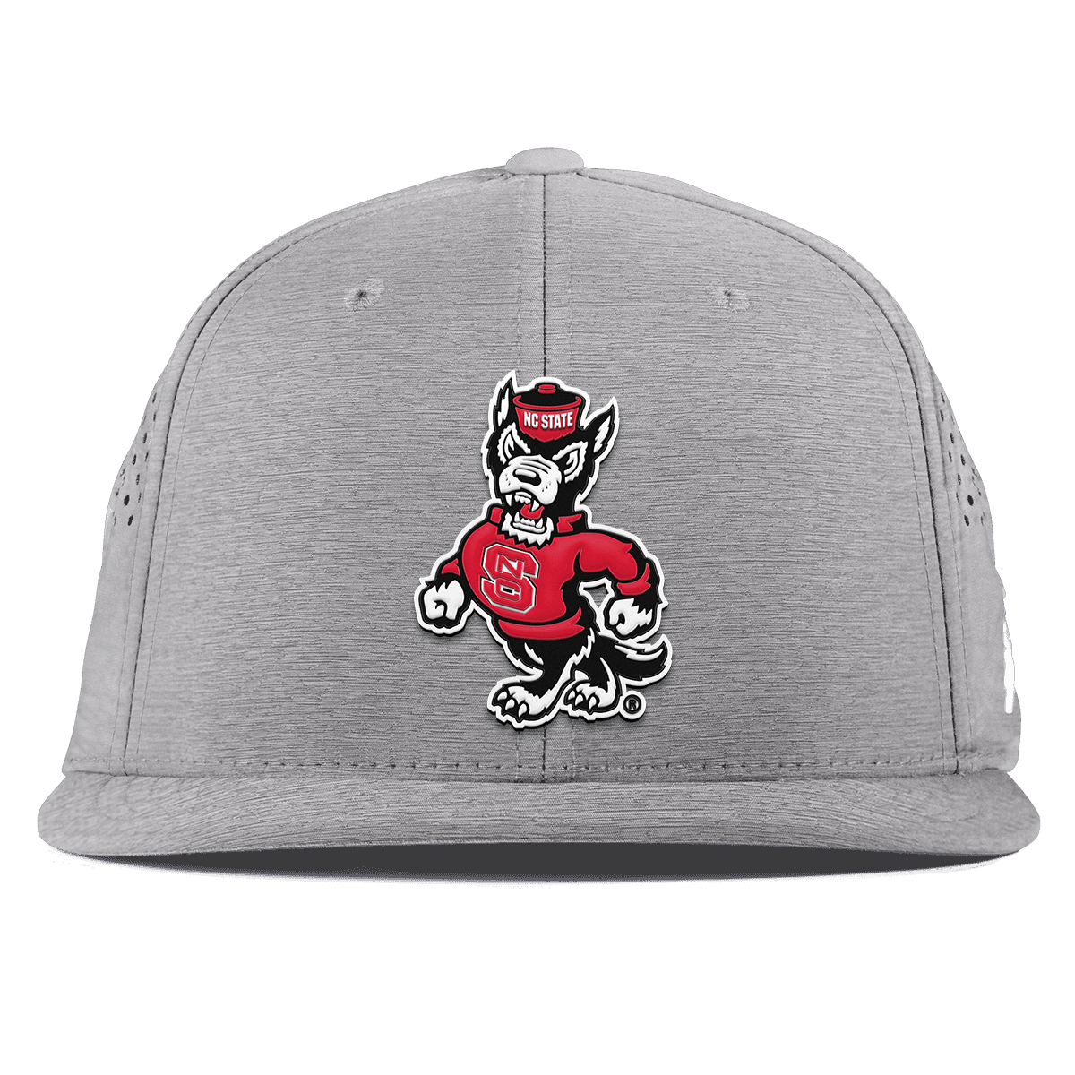 North Carolina State "Tuffy The Wolf" Flat Performance Heather Gray