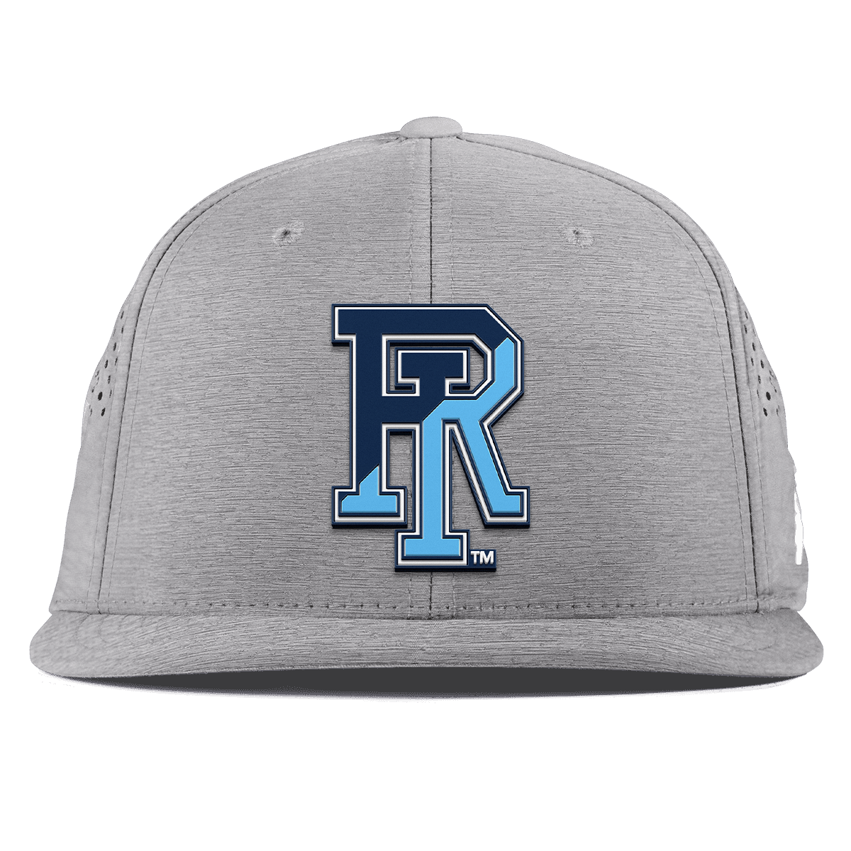 University of Rhode Island "URI Team Logo" Flat Performance Heather Gray