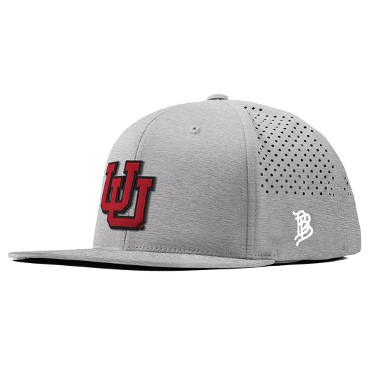 University of Utah "Utah Block" Flat Performance Heather Gray