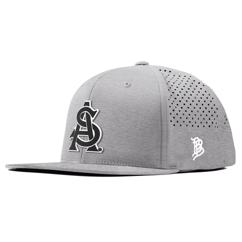 Arizona State University "Vintage ASU Team Logo" Flat Performance Heather Gray