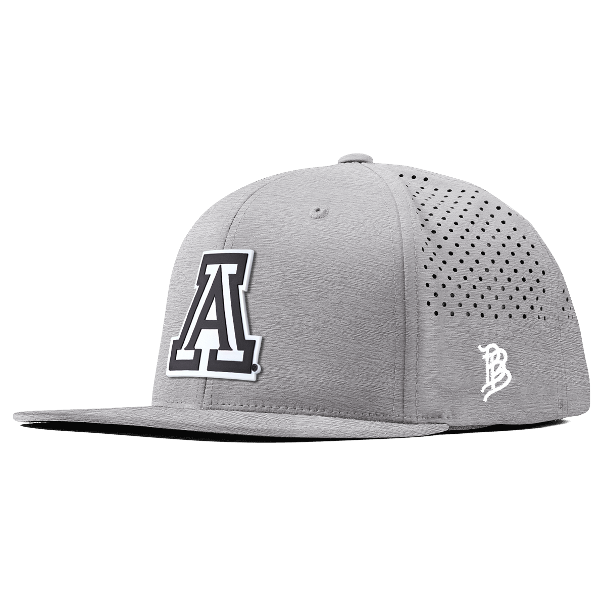 University of Arizona "Vintage Arizona Block" Flat Performance Heather Gray