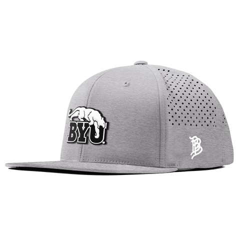 Brigham Young University "Vintage BYU Cougars" Flat Performance Heather Gray