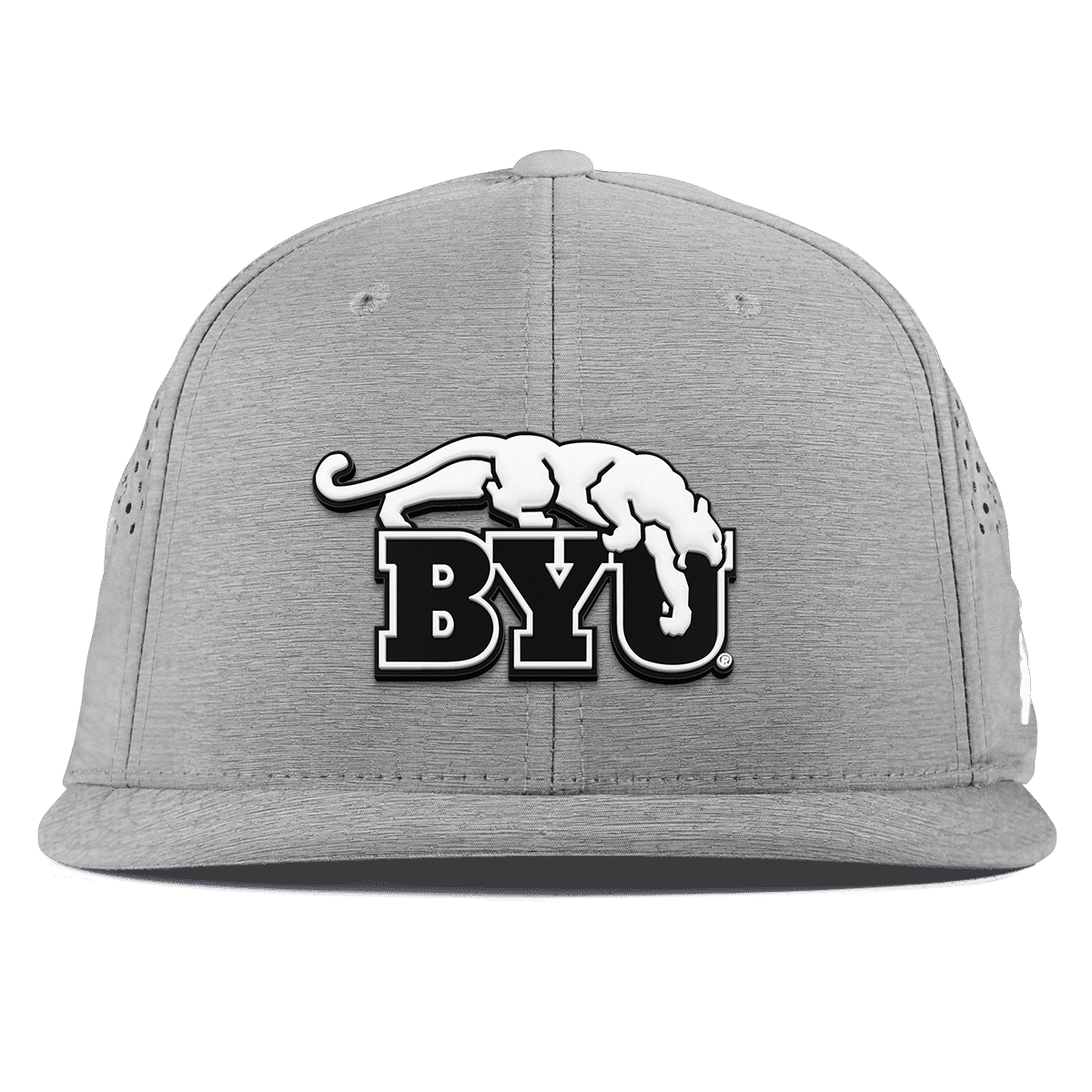 Brigham Young University "Vintage BYU Cougars" Flat Performance Heather Gray