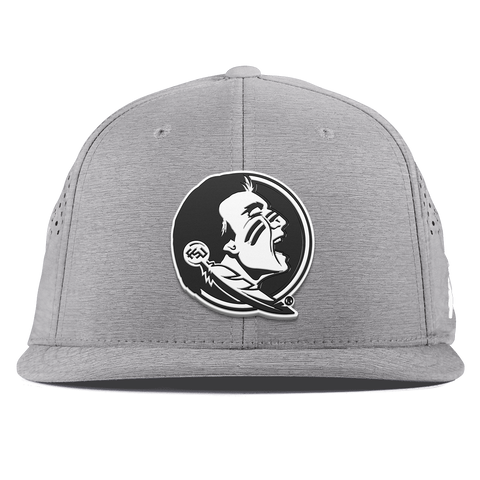 Florida State University "Vintage FSU Team Logo" Flat Performance Heather Gray