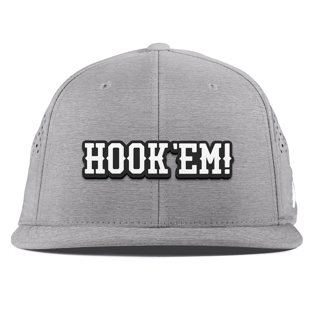 University of Texas "Vintage Hook'Em Horns" Flat Performance Heather Gray