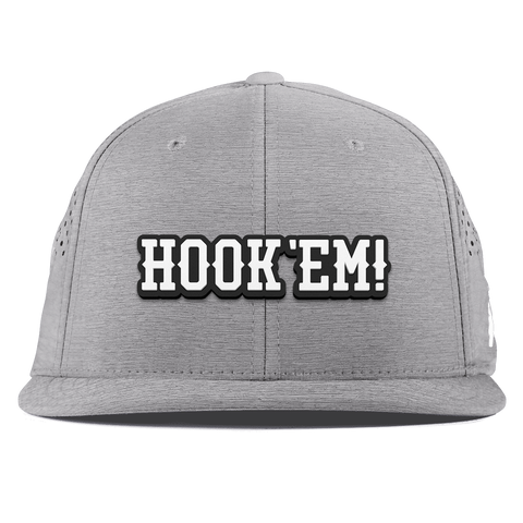 University of Texas "Vintage Hook'Em Horns" Flat Performance Heather Gray