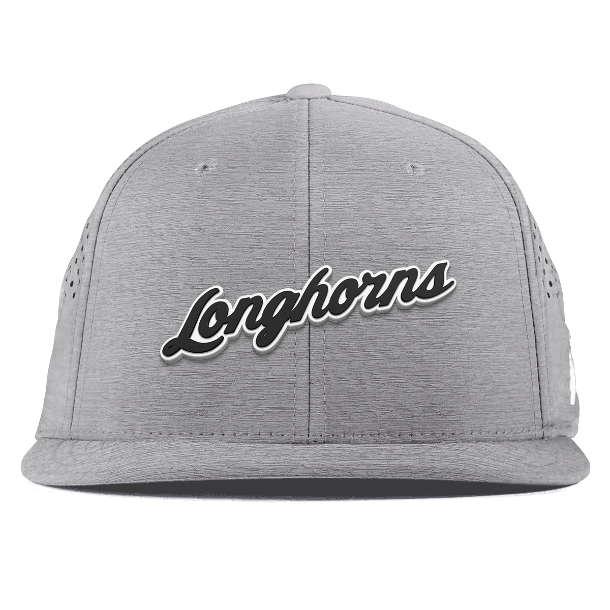 University of Texas "Vintage Texas Longhorn Script" Flat Performance Heather Gray