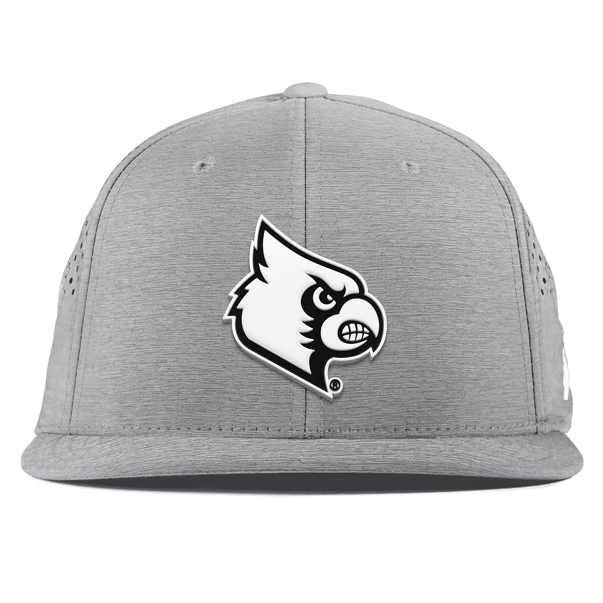 University of Louisville "Vintage Louisville Team Logo" Flat Performance Heather Gray