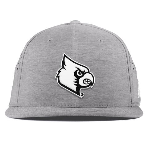 University of Louisville "Vintage Louisville Team Logo" Flat Performance Heather Gray