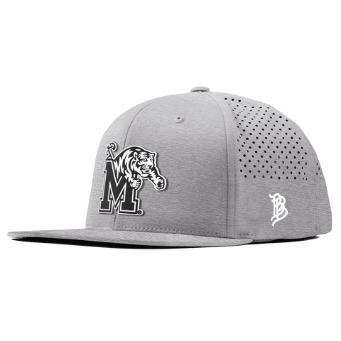 University of Memphis "Vintage Memphis Team Logo" Flat Performance Heather Gray