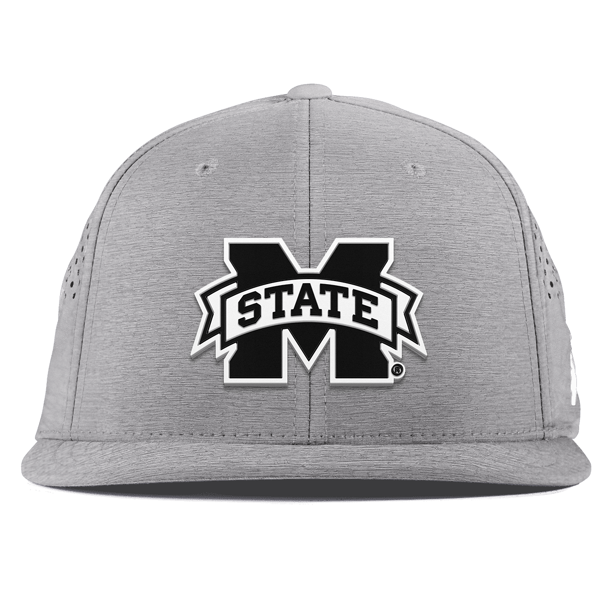 Mississippi State University "Vintage Miss State Team Logo" Flat Performance Heather Gray